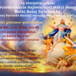 15.08.2025 Wniebowzięcie Najświętszej Maryi Panny