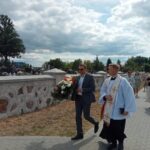 2025.08.17 przy grobie spoczywającego na naszym cmentarzu żołnierza Bitwy Warszawskiej 1920 2