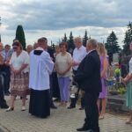 2025.08.17 przy grobie spoczywającego na naszym cmentarzu żołnierza Bitwy Warszawskiej 1920 20